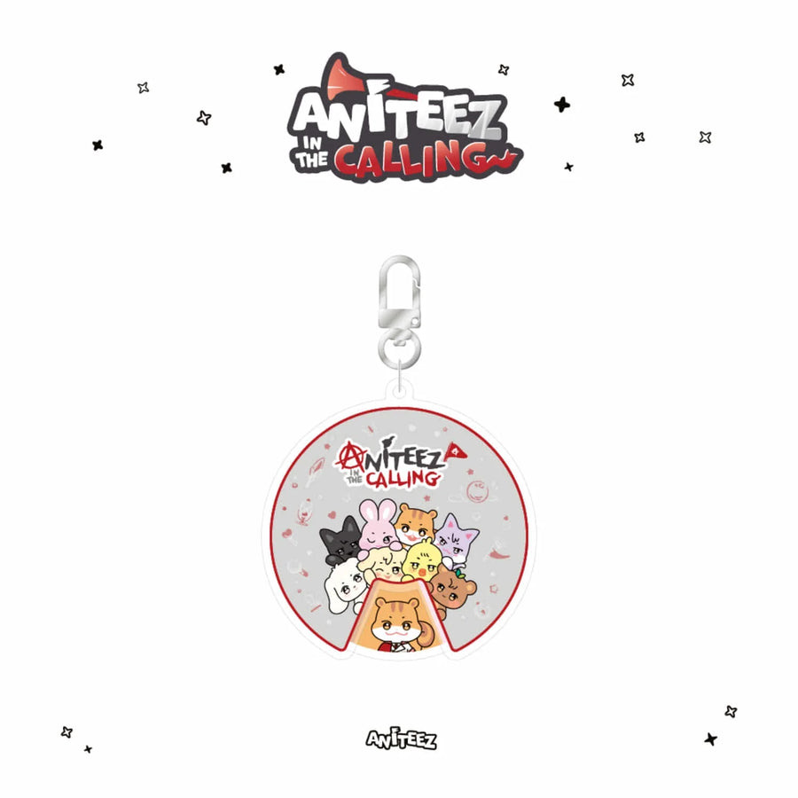 Acrylic Roulette Keyring