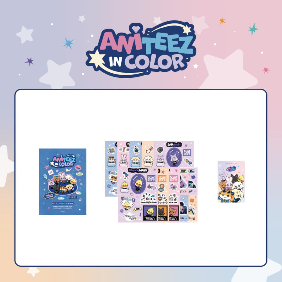 Retro Sticker Book