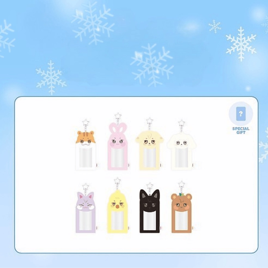 Plush Photocard Holder Keyring