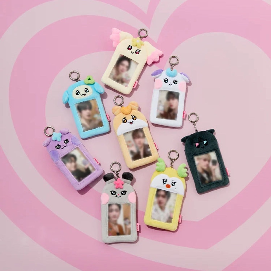 MIGHTEEZ Plush Photocard Holder Keyring